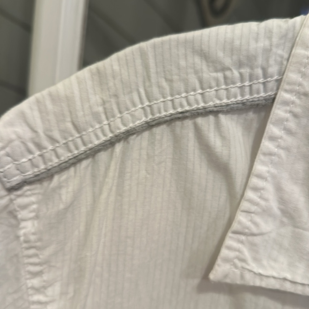 Buffalo David Bitton men’s white button down shirt. Size large. - Picture 4 of 8